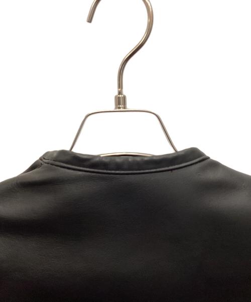 Schott（ショット）Schott (ショット) レザーTシャツ ブラック サイズ:Ｓの古着・服飾アイテム