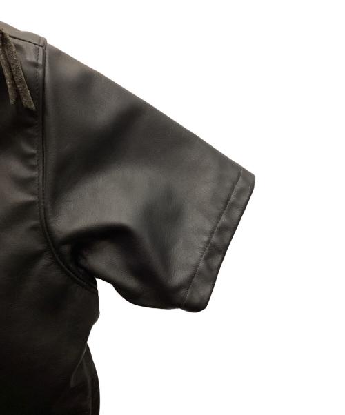 Schott（ショット）Schott (ショット) レザーTシャツ ブラック サイズ:Ｓの古着・服飾アイテム