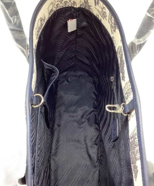 BROOKS BROTHERS（ブルックスブラザーズ）BROOKS BROTHERS (ブルックスブラザーズ) トートバッグ ホワイト×ネイビー 未使用品の古着・服飾アイテム