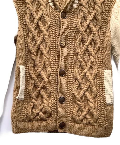 HIMALAYAN CLIMBER'S HAND KNIT（ヒマラヤン クライマーズ ハンドニット）HIMALAYAN CLIMBER'S HAND KNIT (ヒマラヤン クライマーズ ハンドニット) HIMALAYAN CLIMBER'S HAND KNIT ベージュ サイズ:Ｌの古着・服飾アイテム