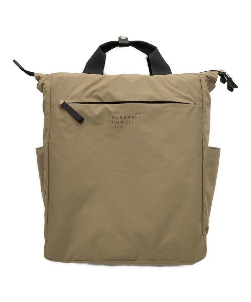 MARGARET HOWELL idea（マーガレット ハウエル アイディア）MARGARET HOWELL idea (マーガレット ハウエル アイディア) 2WAYリュック ブラウンの古着・服飾アイテム