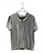 HARLEY-DAVIDSONハーレーダビッドソン）の古着「ウイングタグ(復刻) Tシャツ」｜グレー