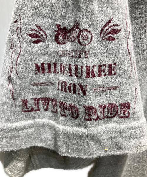 HARLEY-DAVIDSON（ハーレーダビッドソン）HARLEY-DAVIDSON (ハーレーダビッドソン) ウイングタグ(復刻) Tシャツ グレー サイズ:Mの古着・服飾アイテム