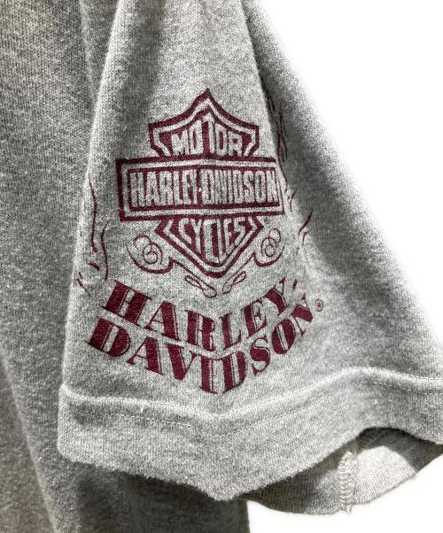 HARLEY-DAVIDSON（ハーレーダビッドソン）HARLEY-DAVIDSON (ハーレーダビッドソン) ウイングタグ(復刻) Tシャツ グレー サイズ:Mの古着・服飾アイテム