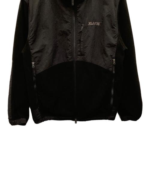 X-LARGE（エクストララージ）X-LARGE (エクストララージ) フリースジャケット ブラック サイズ:Ｌの古着・服飾アイテム