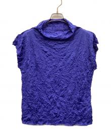 ISSEY MIYAKE me（イッセイ ミヤケ ミー）の古着「ブラウス」｜ブルー