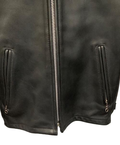 PERFECTO by Schott（パーフェクト バイ ショット）PERFECTO by Schott (パーフェクト バイ ショット) ライナー付レザージャケット ブラック サイズ:ＵＳ34の古着・服飾アイテム