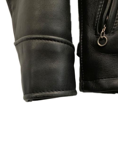 PERFECTO by Schott（パーフェクト バイ ショット）PERFECTO by Schott (パーフェクト バイ ショット) ライナー付レザージャケット ブラック サイズ:ＵＳ34の古着・服飾アイテム