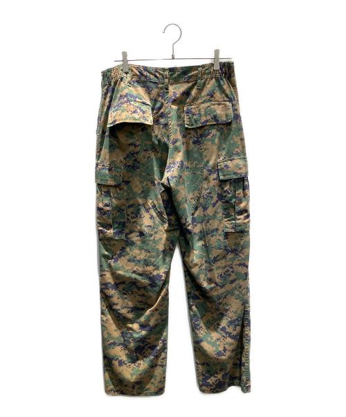 U.S.M.C（ユーエスエムシー）U.S.M.C (ユーエスエムシー) 迷彩 カーゴパンツ グリーン サイズ:Mの古着・服飾アイテム