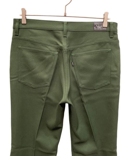 Hysteric Glamour（ヒステリックグラマー）Hysteric Glamour (ヒステリックグラマー) ブーツカットパンツ グリーン サイズ:Ｌの古着・服飾アイテム