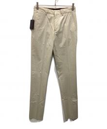 ERMENEGILDO ZEGNA（エルメネジルド・ゼニア）の古着「トラウザーパンツ」｜ベージュ