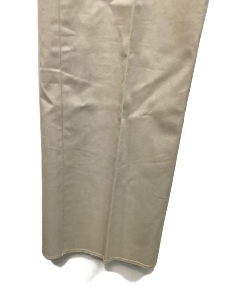 ERMENEGILDO ZEGNA（エルメネジルド・ゼニア）ERMENEGILDO ZEGNA (エルメネジルド・ゼニア) トラウザーパンツ ベージュ サイズ:44 未使用品の古着・服飾アイテム