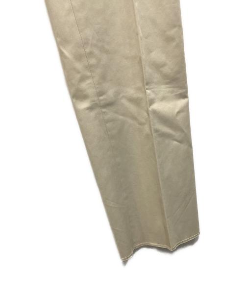 ERMENEGILDO ZEGNA（エルメネジルド・ゼニア）ERMENEGILDO ZEGNA (エルメネジルド・ゼニア) トラウザーパンツ ベージュ サイズ:44 未使用品の古着・服飾アイテム