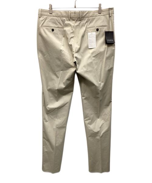 ERMENEGILDO ZEGNA（エルメネジルド・ゼニア）ERMENEGILDO ZEGNA (エルメネジルド・ゼニア) トラウザーパンツ ベージュ サイズ:56 未使用品の古着・服飾アイテム