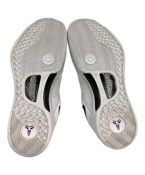 NIKE（ナイキ）NIKE (ナイキ) スニーカー ホワイト×パープル サイズ:27ｃｍの古着・服飾アイテム