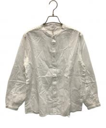 YARRA（ヤラ）の古着「バンドカラーシャツ」｜ホワイト