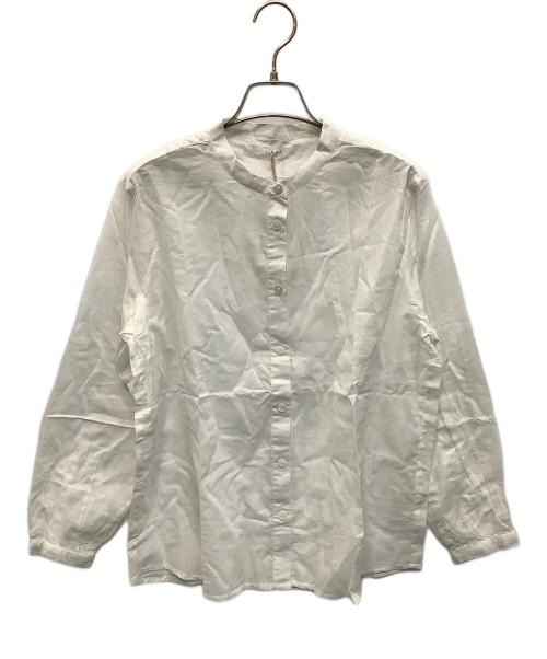 YARRA（ヤラ）YARRA (ヤラ) バンドカラーシャツ ホワイト サイズ:Ｆｒｅｅ 未使用品の古着・服飾アイテム