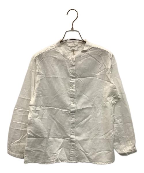 YARRA（ヤラ）YARRA (ヤラ) バンドカラーシャツ ホワイト サイズ:FREE 未使用品の古着・服飾アイテム