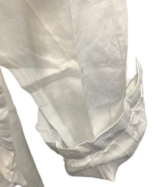 YARRA（ヤラ）YARRA (ヤラ) バンドカラーシャツ ホワイト サイズ:FREE 未使用品の古着・服飾アイテム