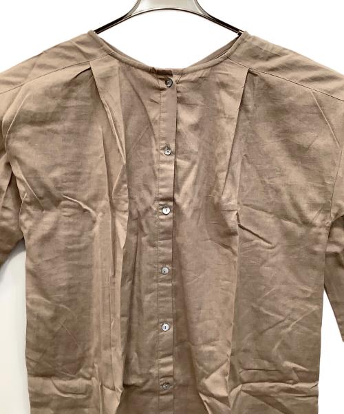 YARRA（ヤラ）YARRA (ヤラ) シャツワンピース ブラウン サイズ:Ｆｒｅｅの古着・服飾アイテム