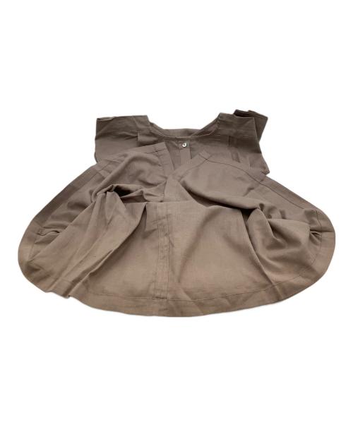 YARRA（ヤラ）YARRA (ヤラ) シャツワンピース ブラウン サイズ:Ｆｒｅｅの古着・服飾アイテム