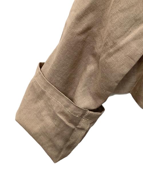 YARRA（ヤラ）YARRA (ヤラ) シャツワンピース ブラウン サイズ:Ｆｒｅｅの古着・服飾アイテム