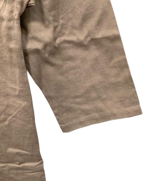 YARRA（ヤラ）YARRA (ヤラ) シャツワンピース ブラウン サイズ:Ｆｒｅｅの古着・服飾アイテム