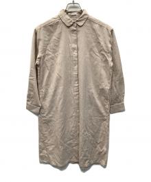 YARRA（ヤラ）の古着「シャツワンピース」｜ベージュ