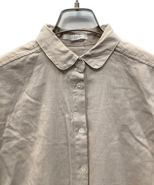 YARRA（ヤラ）YARRA (ヤラ) シャツワンピース ベージュ サイズ:Ｆｒｅｅの古着・服飾アイテム