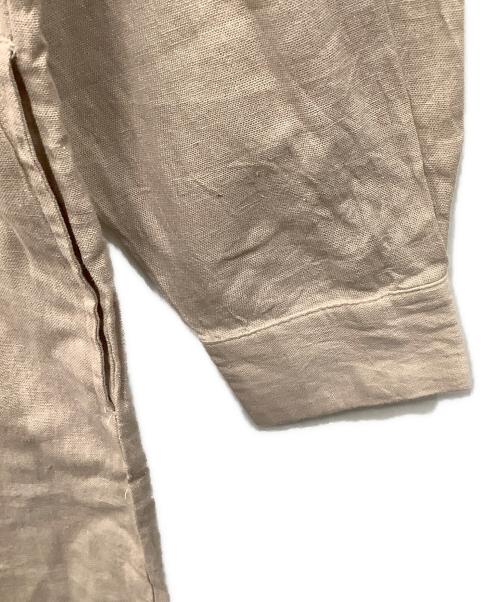 YARRA（ヤラ）YARRA (ヤラ) シャツワンピース ベージュ サイズ:Ｆｒｅｅの古着・服飾アイテム