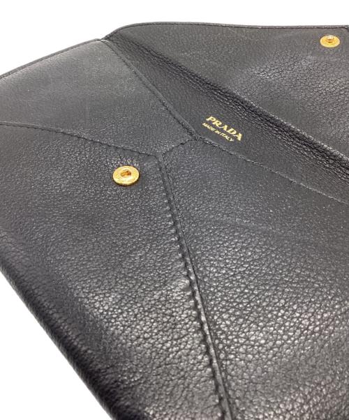 PRADA（プラダ）PRADA (プラダ) 長財布 ブラックの古着・服飾アイテム
