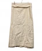 Spick and Spanスピックアンドスパン）の古着「リネンスカート」｜ベージュ