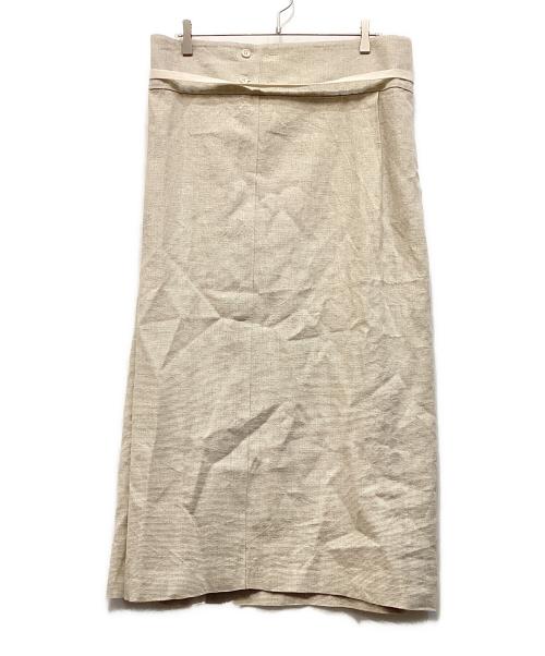 Spick and Span（スピックアンドスパン）Spick and Span (スピックアンドスパン) リネンスカート ベージュ サイズ:FREEの古着・服飾アイテム
