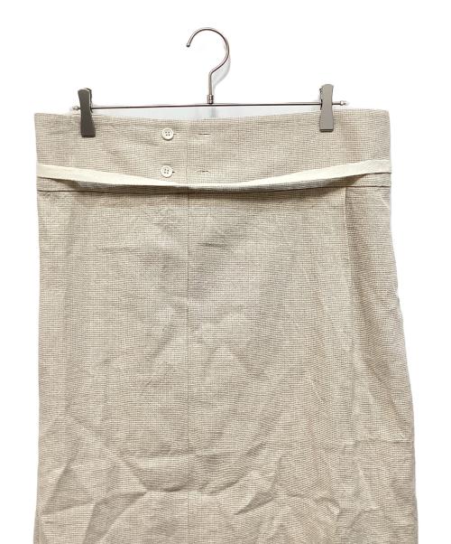 Spick and Span（スピックアンドスパン）Spick and Span (スピックアンドスパン) リネンスカート ベージュ サイズ:FREEの古着・服飾アイテム