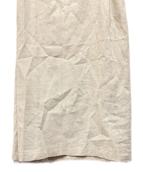 Spick and Span（スピックアンドスパン）Spick and Span (スピックアンドスパン) リネンスカート ベージュ サイズ:FREEの古着・服飾アイテム