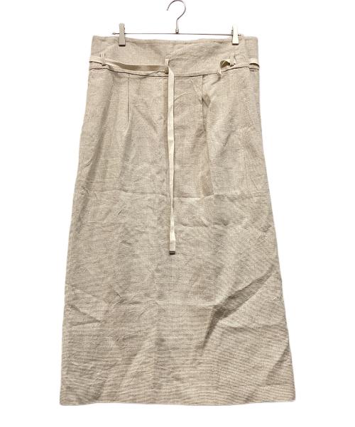 Spick and Span（スピックアンドスパン）Spick and Span (スピックアンドスパン) リネンスカート ベージュ サイズ:FREEの古着・服飾アイテム