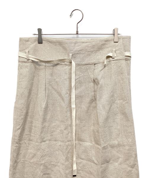 Spick and Span（スピックアンドスパン）Spick and Span (スピックアンドスパン) リネンスカート ベージュ サイズ:FREEの古着・服飾アイテム