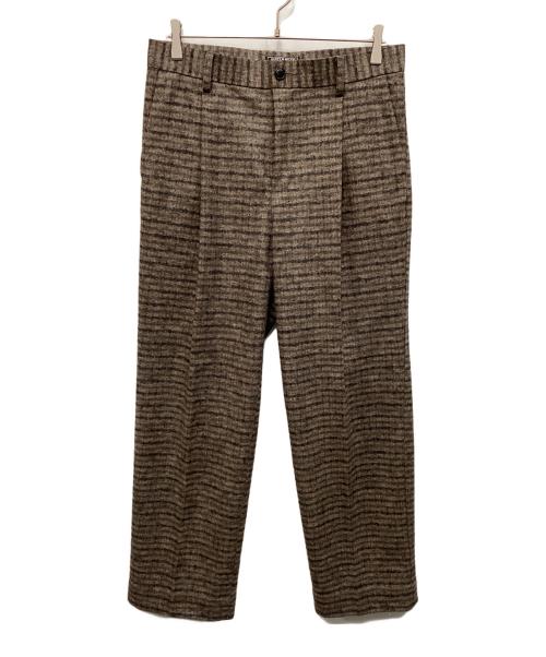 Hysteric Glamour（ヒステリックグラマー）Hysteric Glamour (ヒステリックグラマー) タックスラックスパンツ ブラウン サイズ:Ｍの古着・服飾アイテム