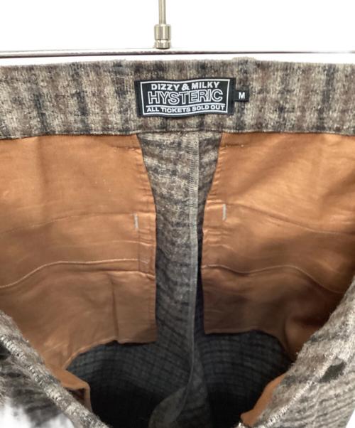 Hysteric Glamour（ヒステリックグラマー）Hysteric Glamour (ヒステリックグラマー) タックスラックスパンツ ブラウン サイズ:Ｍの古着・服飾アイテム