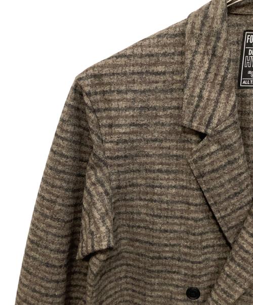 Hysteric Glamour（ヒステリックグラマー）Hysteric Glamour (ヒステリックグラマー) ダブルブレステッドジャケット ブラウン サイズ:Ｌの古着・服飾アイテム