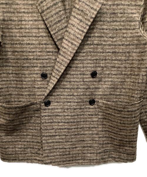Hysteric Glamour（ヒステリックグラマー）Hysteric Glamour (ヒステリックグラマー) ダブルブレステッドジャケット ブラウン サイズ:Ｌの古着・服飾アイテム