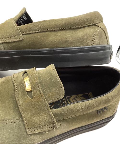 VANS（ヴァンズ）VANS (バンズ) BEATRICE (ベアトリス) スリッポン オリーブ サイズ:27.5ｃｍの古着・服飾アイテム