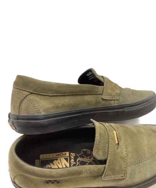 VANS（ヴァンズ）VANS (バンズ) BEATRICE (ベアトリス) スリッポン オリーブ サイズ:27.5ｃｍの古着・服飾アイテム