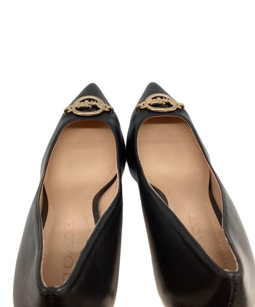 COACH（コーチ）COACH (コーチ) ヒールパンプス ブラック サイズ:24.5ｃｍの古着・服飾アイテム