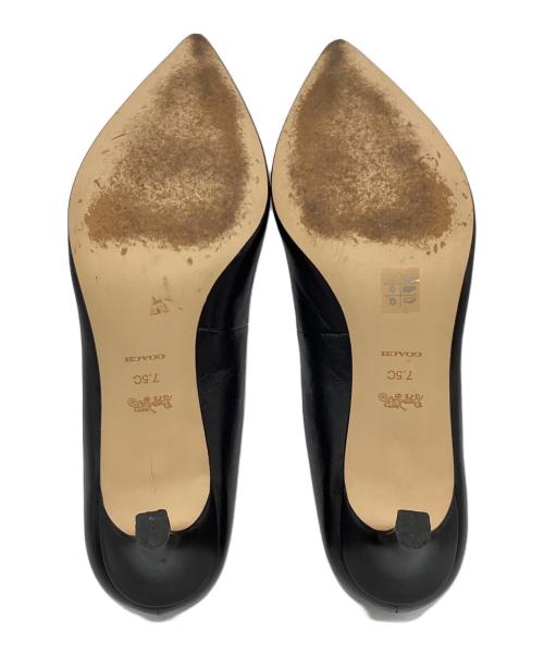 COACH（コーチ）COACH (コーチ) ヒールパンプス ブラック サイズ:24.5ｃｍの古着・服飾アイテム