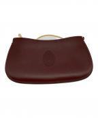 Cartierカルティエ）の古着「アクセサリーポーチ」｜ボルドー