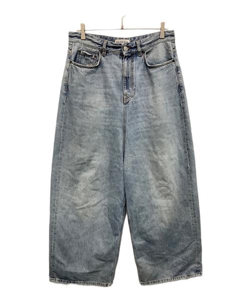 BALENCIAGA（バレンシアガ）BALENCIAGA (バレンシアガ) バギーデニムパンツ インディゴ サイズ:25の古着・服飾アイテム