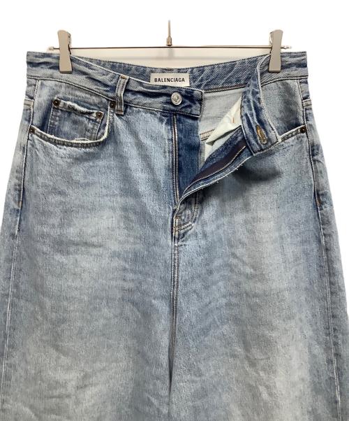 BALENCIAGA（バレンシアガ）BALENCIAGA (バレンシアガ) バギーデニムパンツ インディゴ サイズ:25の古着・服飾アイテム
