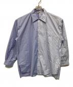 FILL THE BILLフィルザビル）の古着「ストライプシャツ」｜ブルー