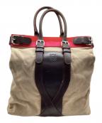 LOEWEロエベ）の古着「ハンドバッグ」｜ベージュ×ブラック